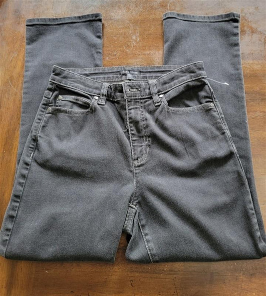 NWOT Eileen Fisher 2 Black Stretch Skinny Jeans 121291