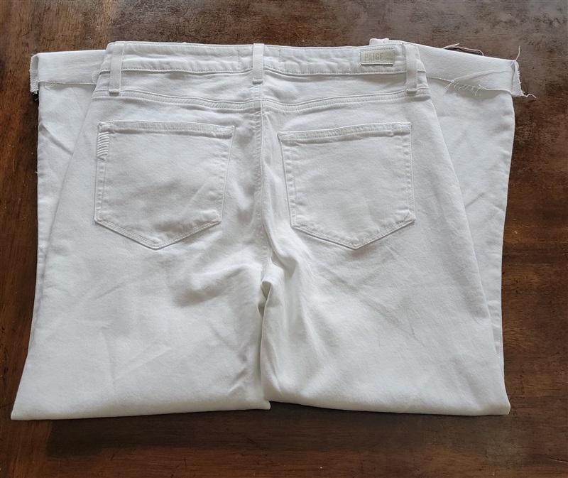 NWOT Paige Cindy Crop High Waist Ankle Straight Leg Jeans 121292