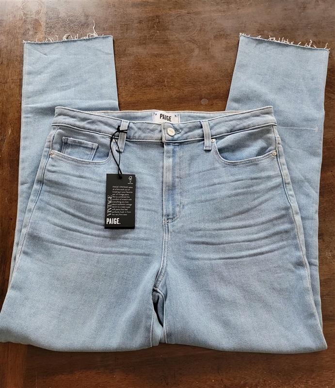 NWT Paige 32 Cindy High Waist Ankle Straight Leg Jeans 121293