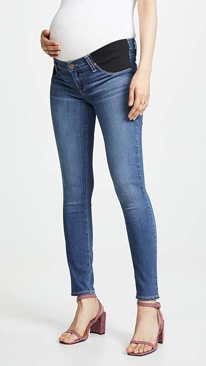 NWOT Paige 30 Maternity Verdugo Crop Jeans Blue 121298