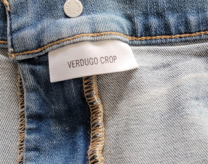 NWOT Paige 30 Maternity Verdugo Crop Jeans Blue 121298
