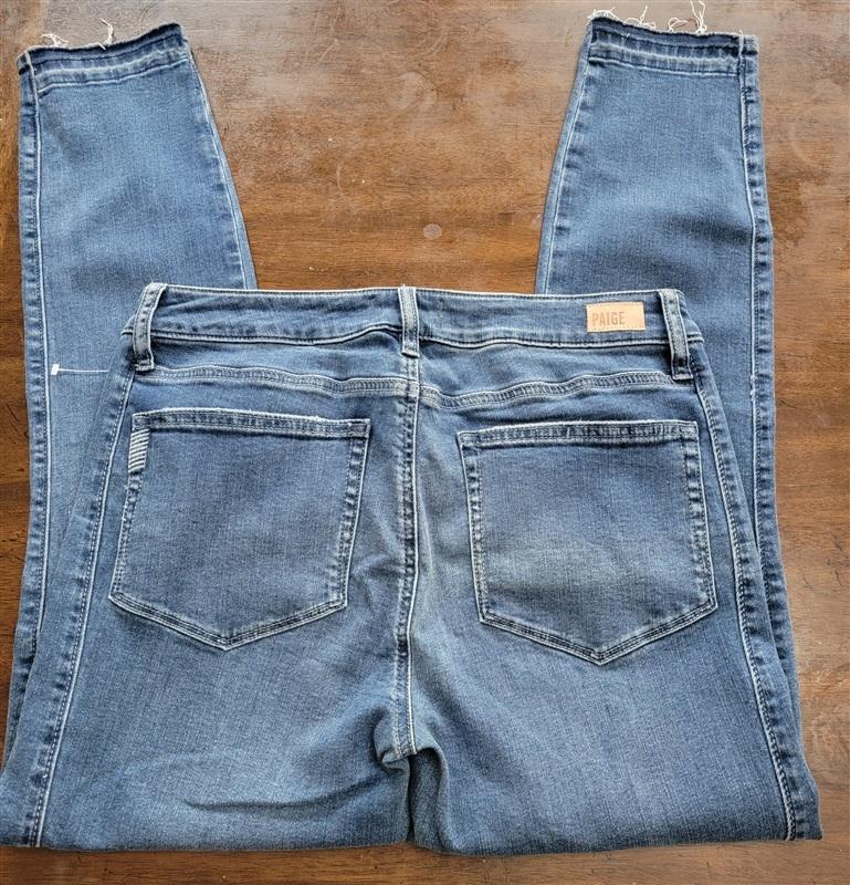 NWOT PAIGE Verdugo 30 Ankle Blue 5 Pocket Jeans 121299