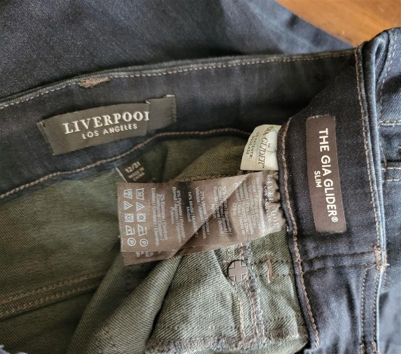 NWT Liverpool 12 31Gia Glider The Slim Pull On Jeans 121300