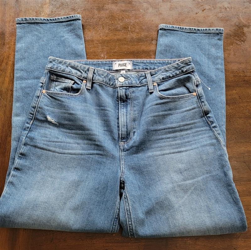 NWOT PAIGE 31 Stella Straight Jean Blue 121304
