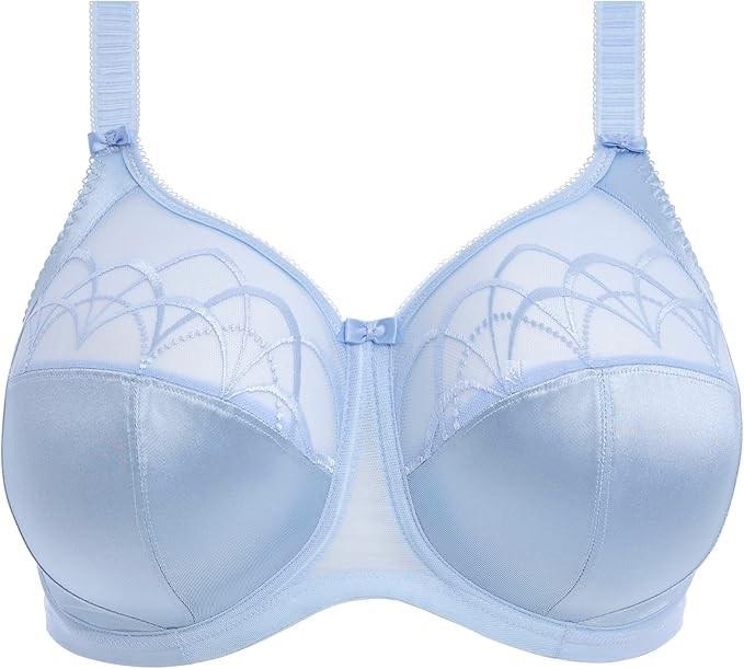 NWT Elomi 36J USA Cate Underwire Full Cup Banded Bra EL4030 Blue 121309
