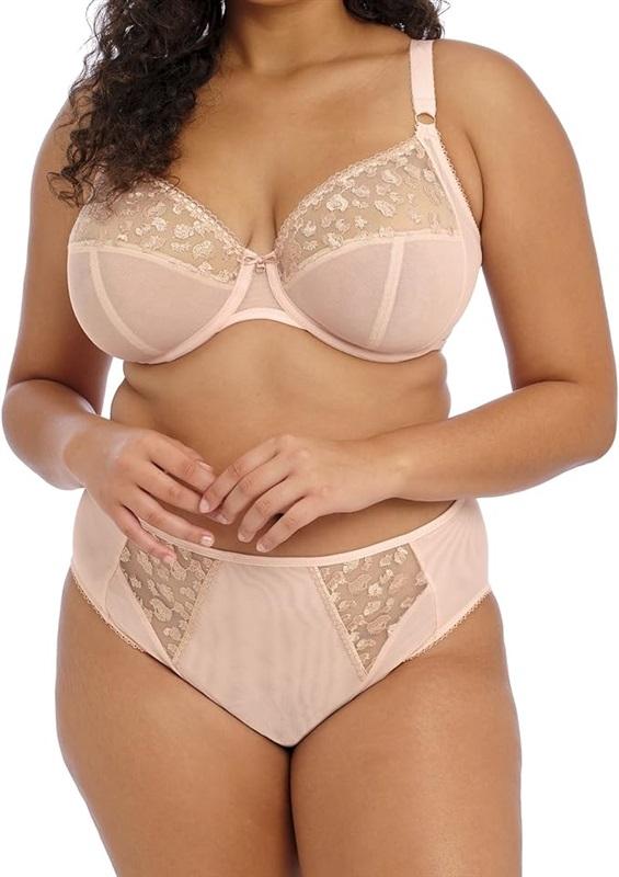 NWT Elomi 32K USA Namrah Underwire Plunge Bra Pink 121311