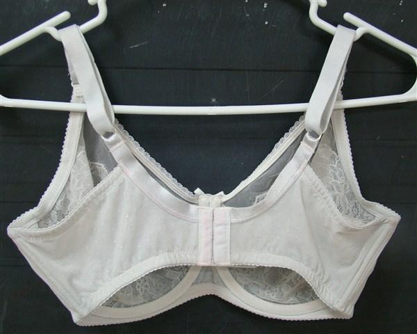 NWT Wacoal 38DDD Chantilly Lace Retro Chic 855186 White Bra Free Shipping 121312