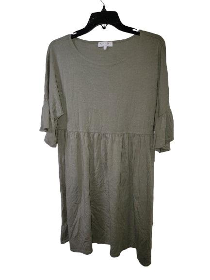 NWOT Michael Stars S Olive Green Knit Mini Dress 121367
