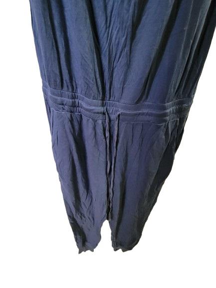 NWOT Michael Stars M Knit Jumper Jumpsuit Blue Short Sleeve 121368