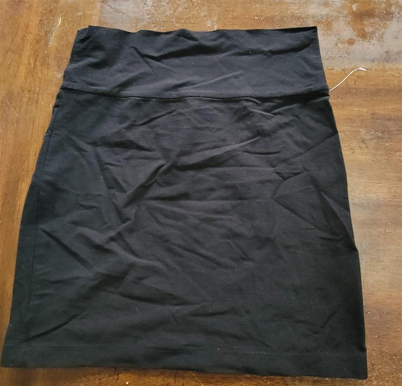 NWOT Eileen Fisher Petite Washable Flex Ponte Pull-On Mini Skirt 121378