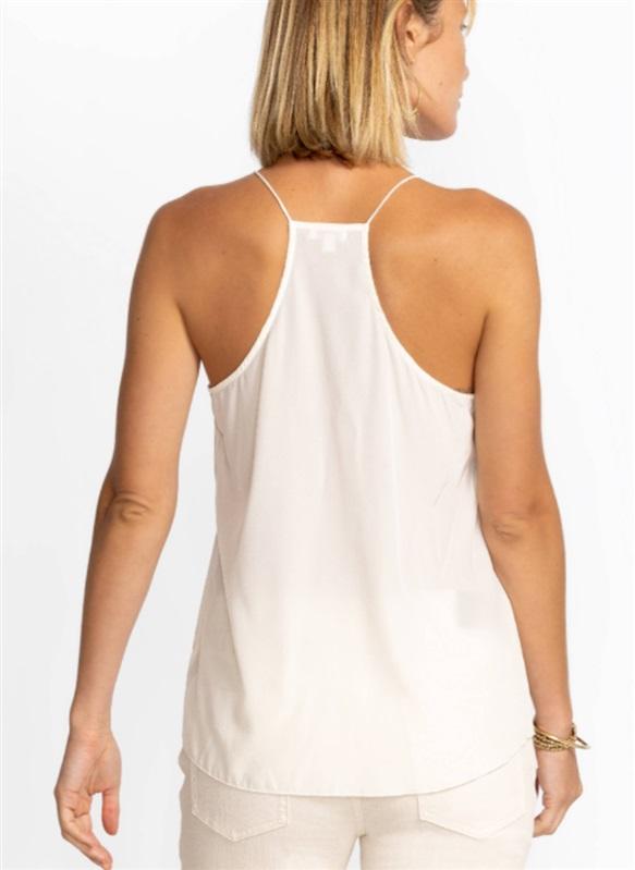 NWPTD Johnny Was xs Scoop Neck Tunic Tank White 121390