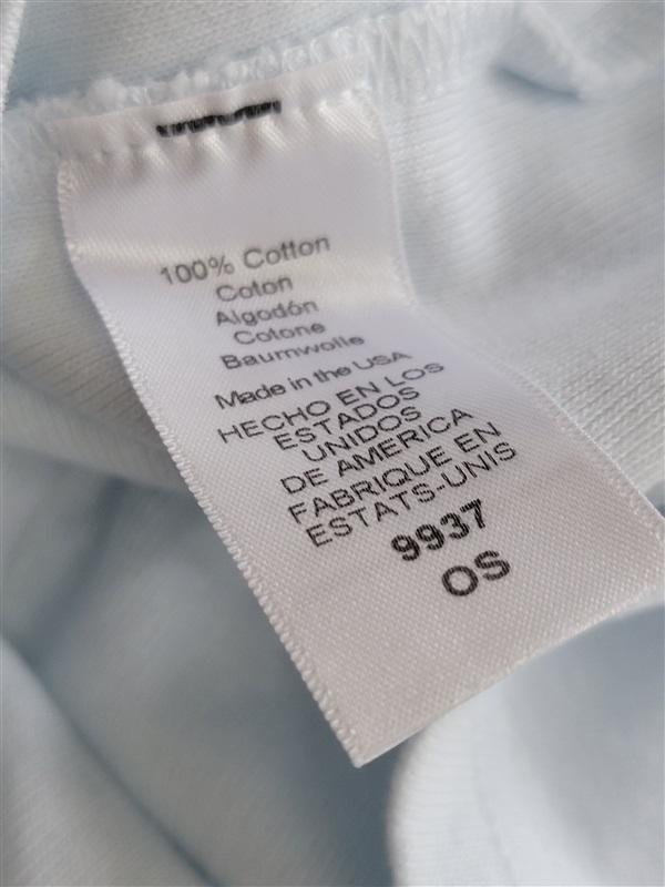 NWOT Michael Stars OS Kiana Button Short Sleeve T Shirt Blue 121391