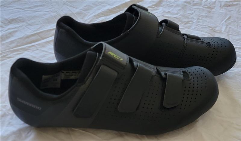 NWOT Shimano 9.7 Men's RC1 Road Bike Shoes Black 121397