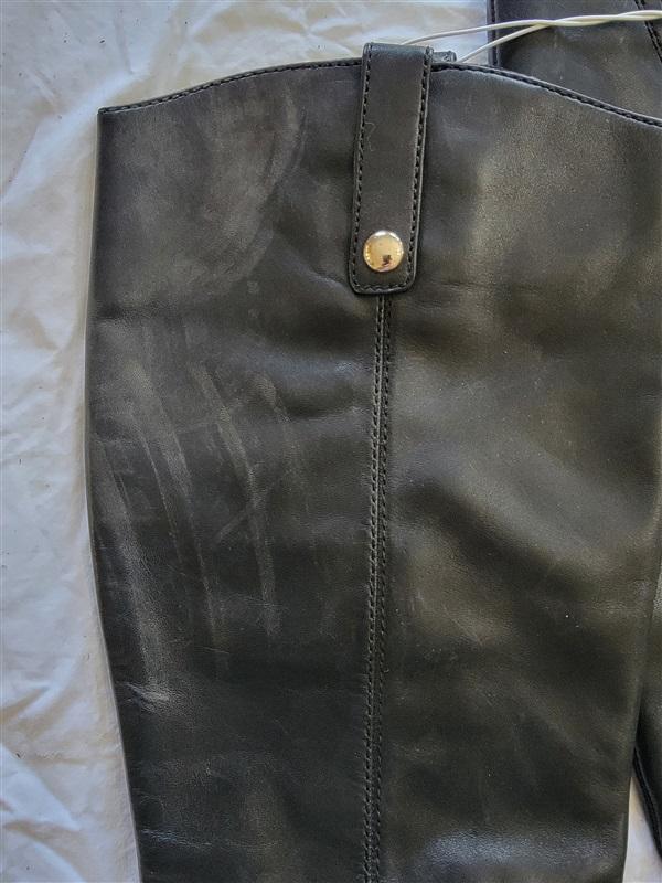 NWOT INC 6 Fawne Leather Knee High Boots Riding Boots Equestrian 121408