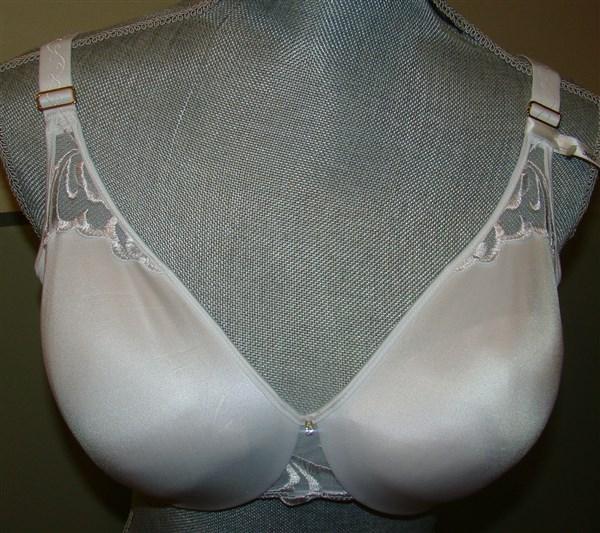 NWPT Lilyette 36D Smooth Beauty Embellished 2 Ply Lined Bra 484 White 121428