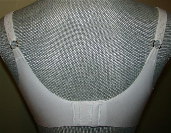 NWPT Lilyette 36D Smooth Beauty Embellished 2 Ply Lined Bra 484 White 121428