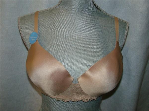NWPT Maidenform 36D The Dream Lace Demi Bra Discont 7769 Beige 121429