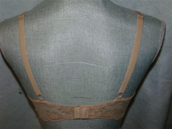 NWPT Maidenform 36D The Dream Lace Demi Bra Discont 7769 Beige 121429