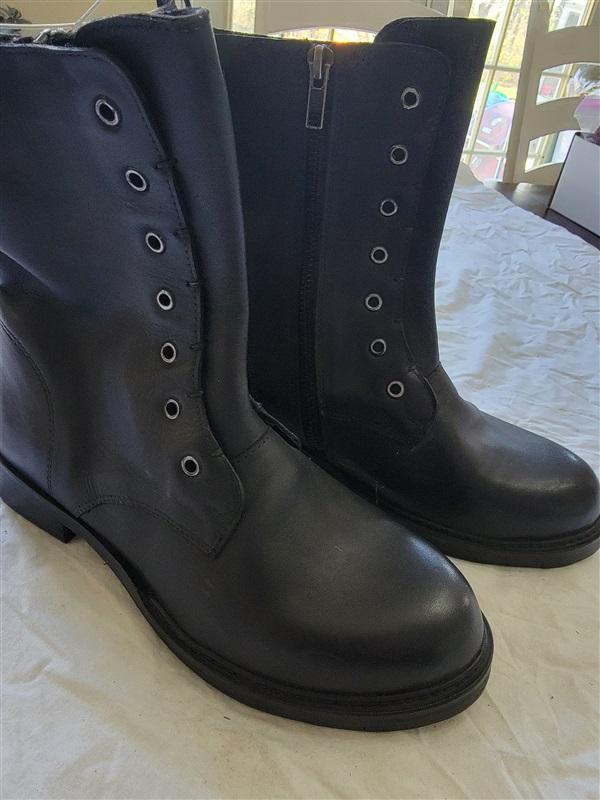 NWOT Vintage Foundry Co 7 Gemma Ankle Round Toe Boot Leather Combat 121440