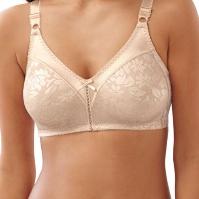 NWOT Bali 40D Double Support Spa Closure Bra 3372 Beige 121455