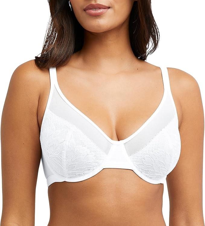 NWOT Bali 40C One Smooth U Convertible Minimizer Underwire Bra 3386 White 121479