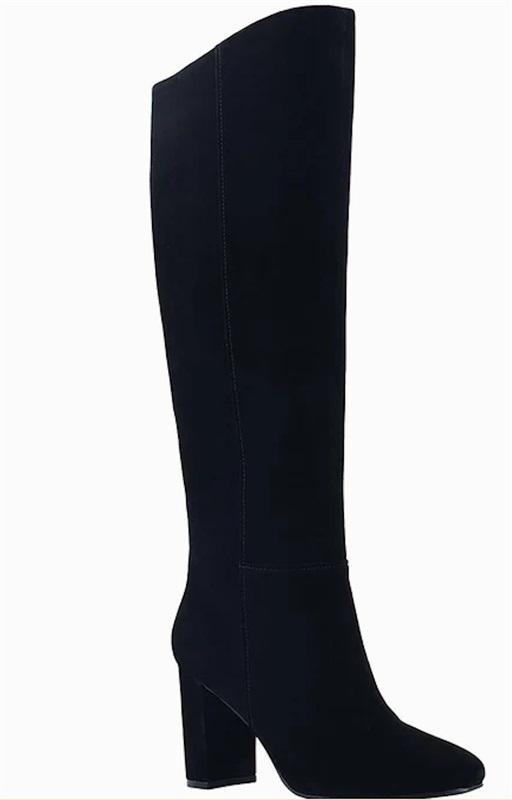 NWOT Calvin Klein 8 Almay Comfort Insole Tall Knee-High Boots Black 121487
