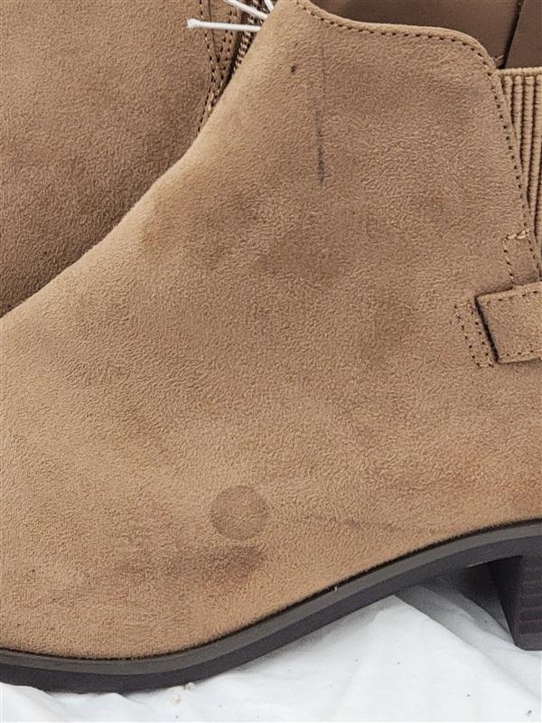 NWOTD Market Spruce 8 Brown Buckle Side Ankle Booties 121489