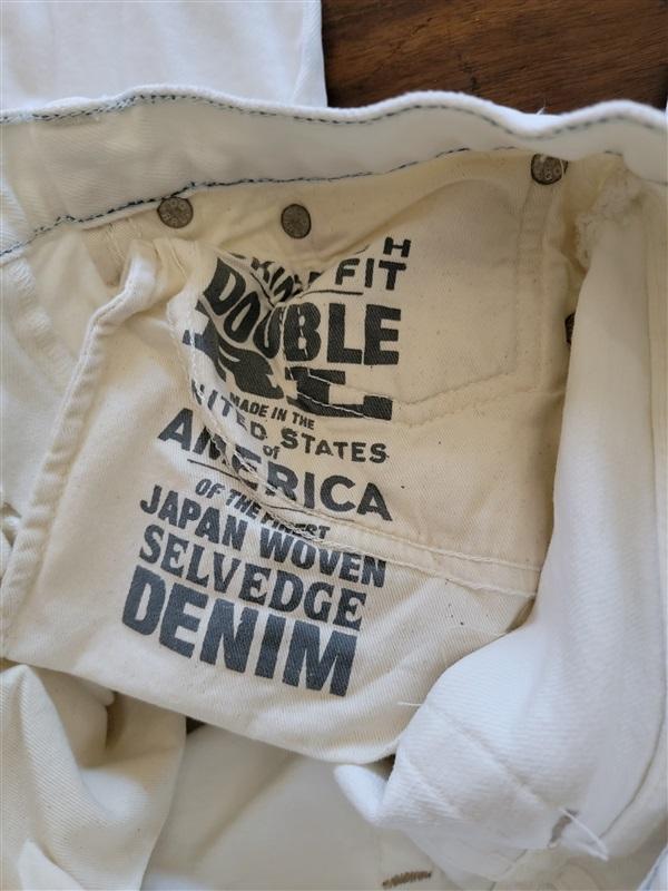 NWOT Ralph Lauren Double RL Ivory Skinny Jeans RRL 121498