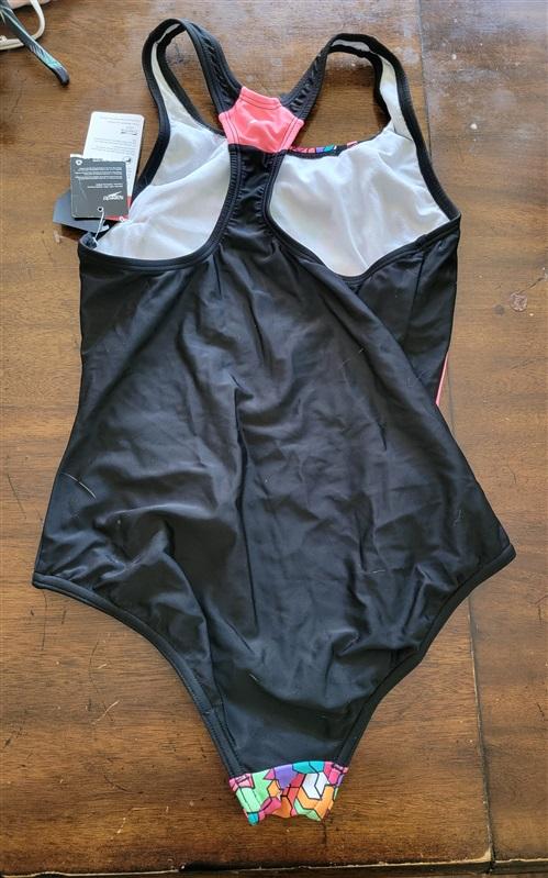 NWT Speedo 16 Girls Puzzle Piece 1PC Swimsuit 121507