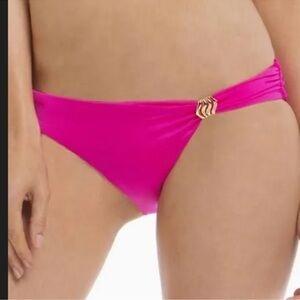NWT A.Che L Winslet Hipster Onyx Black Swim Bikini Bottom 121517