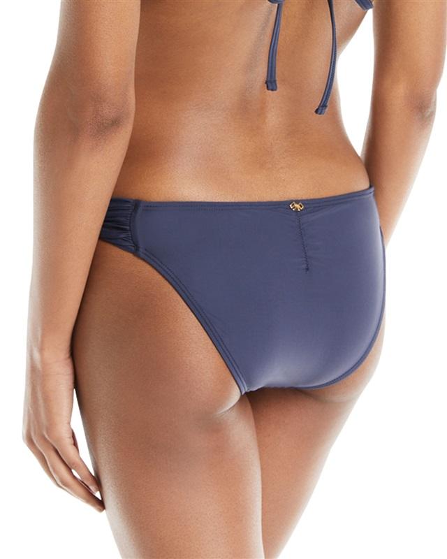 NWOT Pilyq Nautica Navy Lace Full S Side Tab Bikini Swim Bottoms 121533
