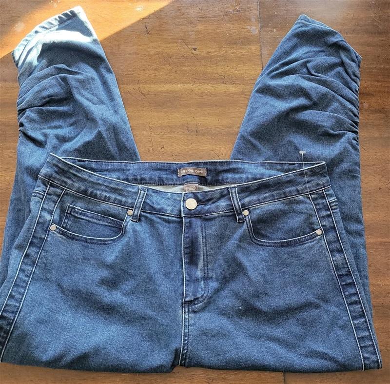 NWOT Kate & Mallory 16 Ruched Sides Crop Pants 121535