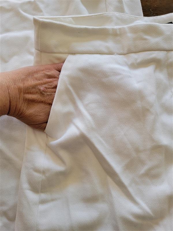 NWOT Worthington 10 Wide Leg Trousers Pants White 121556