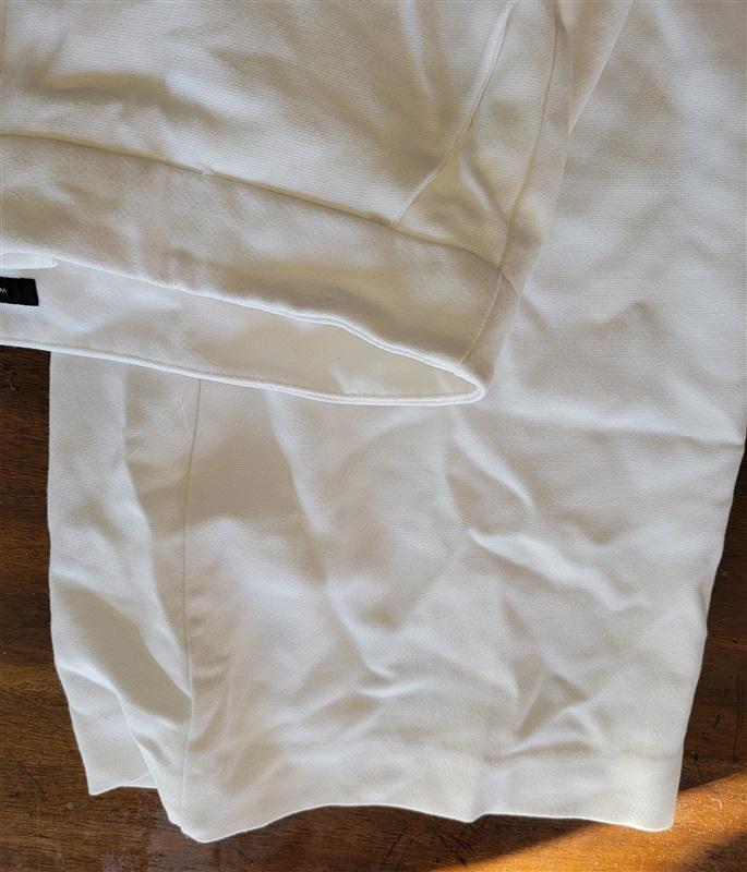 NWOT Worthington 10 Wide Leg Trousers Pants White 121556