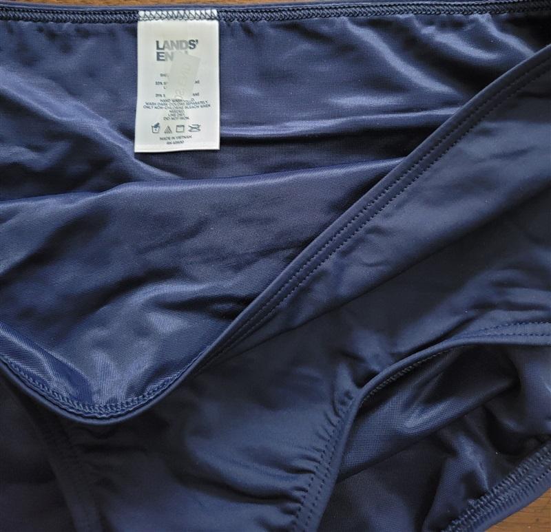 NWOT Lands End 4 UPF 50 Full Cover Tummy Control Hi Waist Bikini Bottom 121595