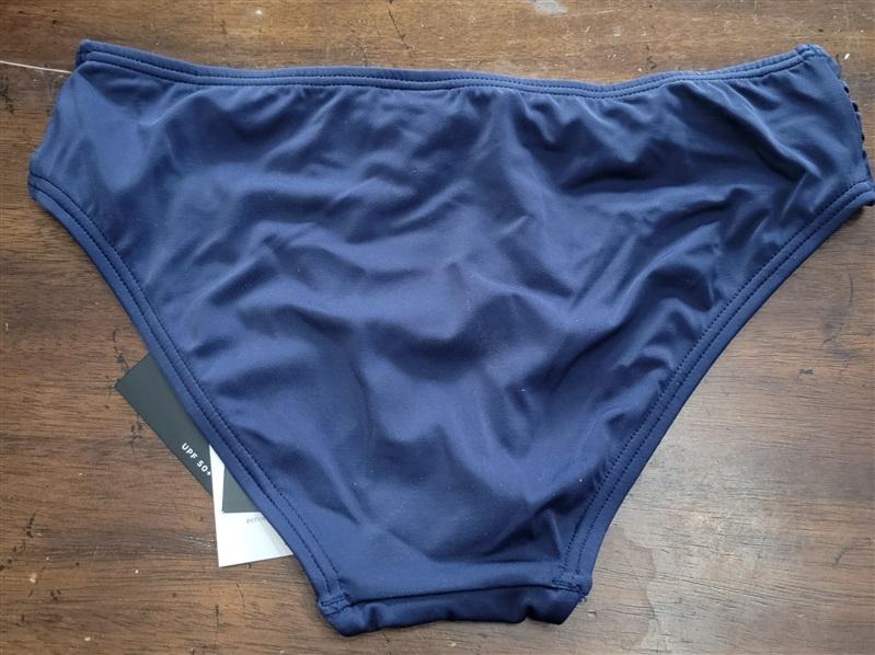 NWOT Echo S Bikini Bottom Navy Blue 121595