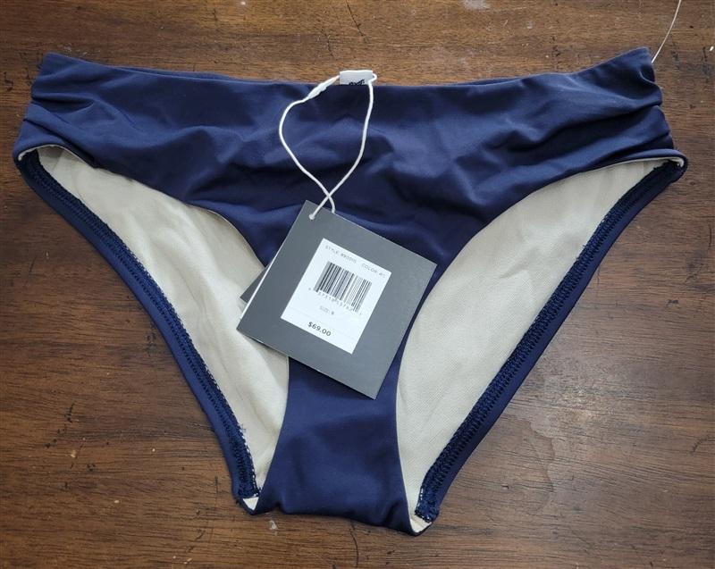 NWOT Echo S Bikini Bottom Navy Blue 121595