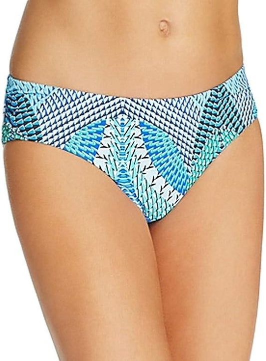 NWT Echo S Havana Geo Bikini Bottom Navy Blue 121612