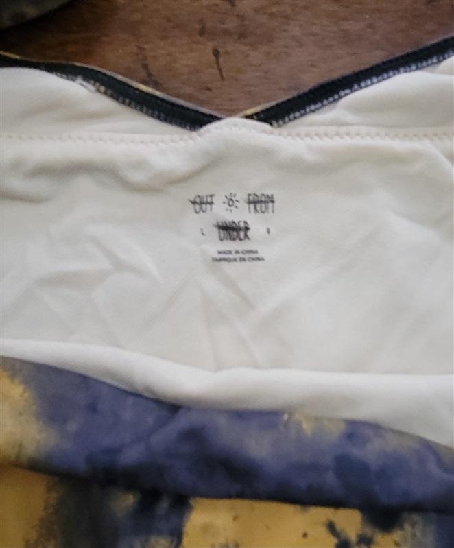 NWOT Urban Outfitters L Out from Under Tie Dye Deep V Swimsuit 121615