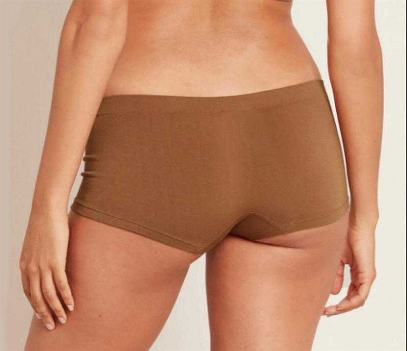 NEW American Apparel 2X Boyshort Cotton Spandex collection Beige 121625