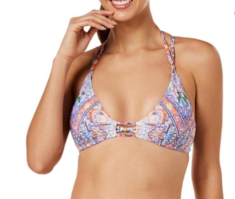 NWT Nanette Lepore L Festival A Cannes Bikini Swim Top 121643