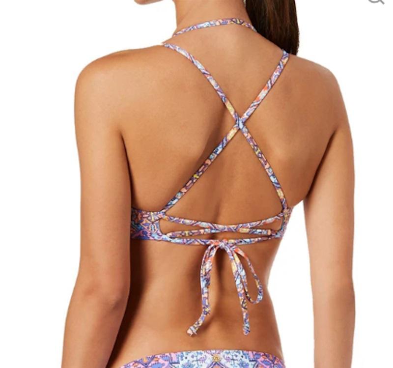 NWT Nanette Lepore L Festival A Cannes Bikini Swim Top 121643