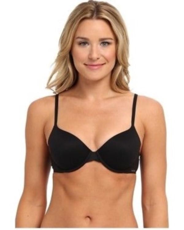 NWOT Calvin Klein 32c Perfectly Fit Modern T-Shirt Bra F3837 Black 121646