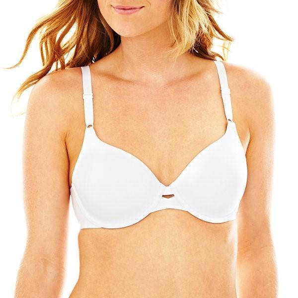 NWTD Warners 34B Cloud 9 Backsmoother Full-Coverage Bra RB1691A White 121648