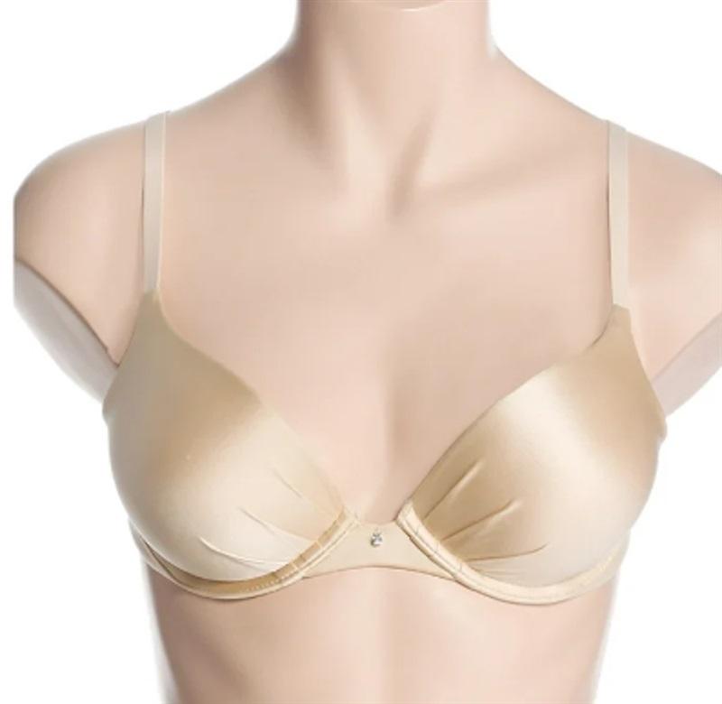 NWTD Maidenform Comfort Devotion 36A Tailor Plunge Push Up Bra 9442 Ivory 121649