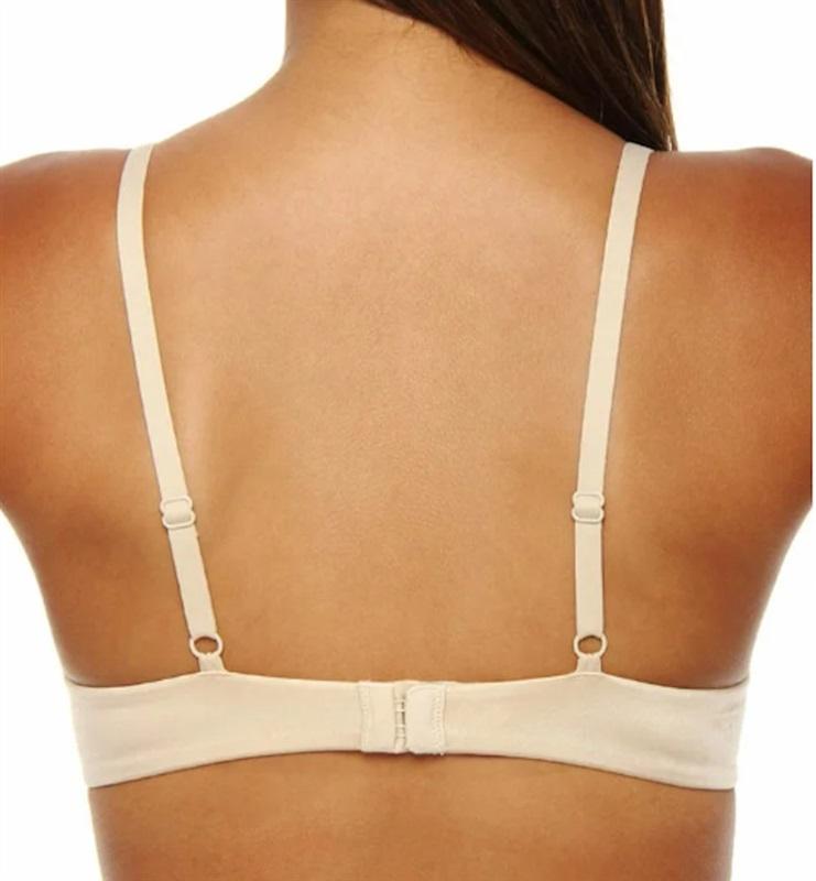 NWOTD Maidenform Comfort Devotion 34c Tailor Plunge Push Up Bra 9442 Ivory 121656