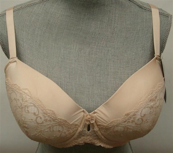 NWT Paramour 40DD Melody Contour Bra With Lace Overlay 135003 Ivory 121683