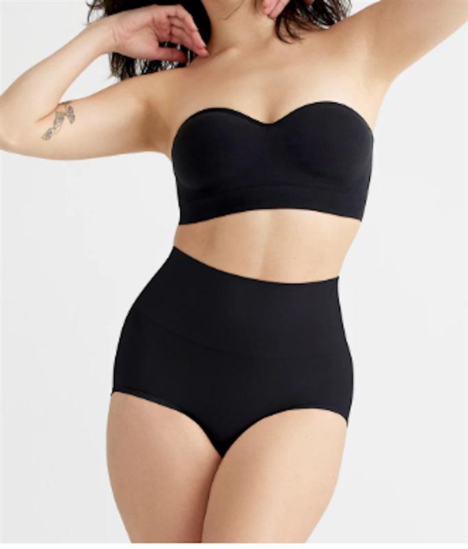 NWT Yummie Tummie S/M Ultralight Shaped Girl Shorts YT5-169 Black 121684
