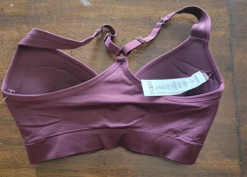 NWT Marika SM High Performance Sports Bra Purple 121696