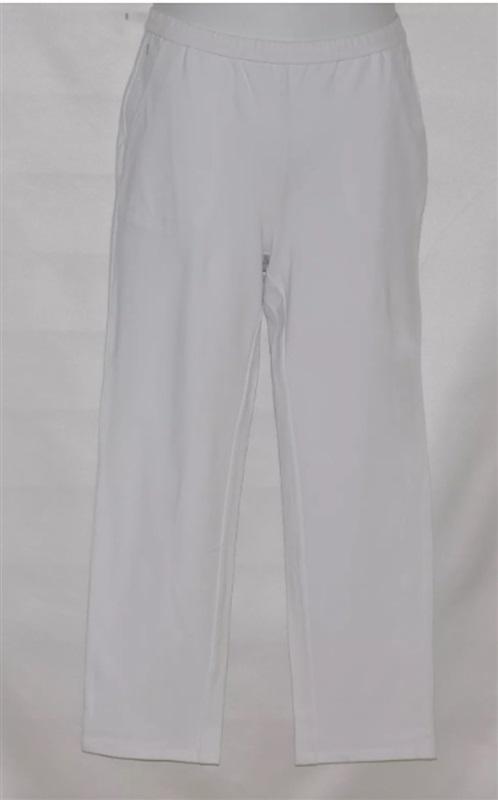 NWT Linea by Louis Dell'Olio 2X Pull On Pants White 121730